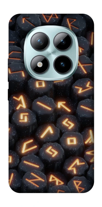 Чехол на Xiaomi Redmi Note 15 Pro+ 5G Огненые руны фото 1 из 1