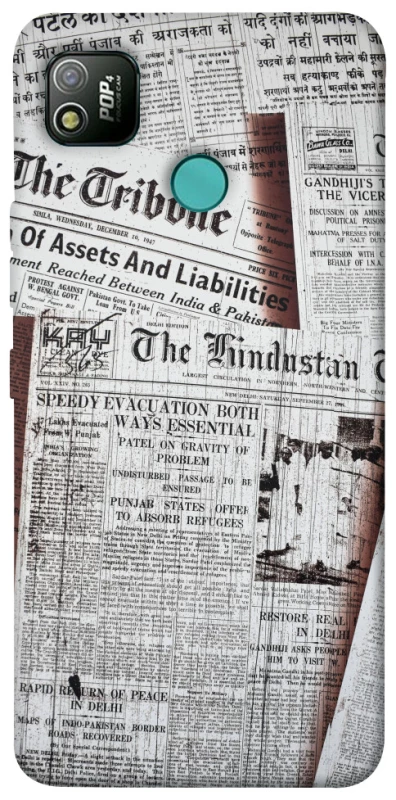 Чехол на TECNO POP 4 Газеты фото 1 из 1