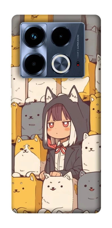 Чехол на Infinix Note 40 4G Like a cat фото 1 из 1