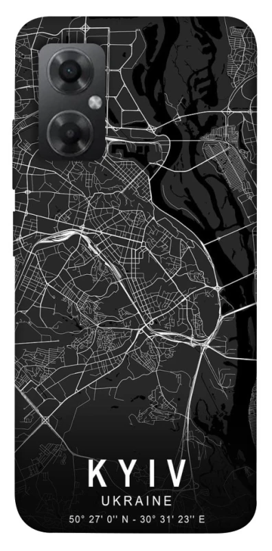 Чехол на Xiaomi Redmi Note 11R Kyiv map фото 1 из 1