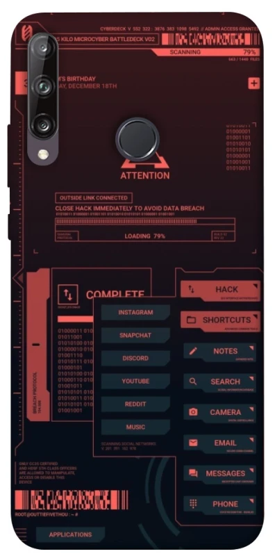 Чохол на Huawei P40 Lite E Attention фото 1 з 1