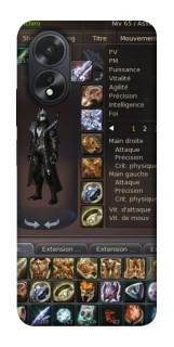 Чехол на Oppo A18 Character Menu ver.1 фото 1 из 1