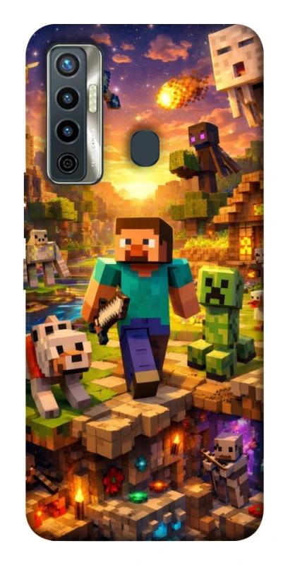 Чохол на TECNO Camon 17 Minecraft v6 фото 1 з 1