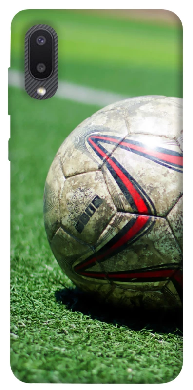 Чехол на Samsung Galaxy A02 Мяч на газоне фото 1 из 1