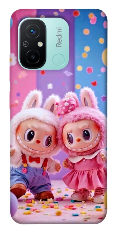 Чохол на Xiaomi Redmi 12C / Poco C55 Labubu twins ver.3 фото 1 з 1
