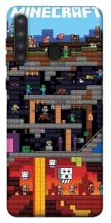 Чохол на Samsung Galaxy A21 Minecraft фото 1 з 1