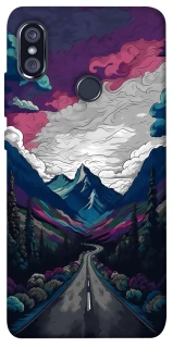 Чехол на Xiaomi Redmi Note 5 Pro / Note 5 (AI Dual Camera) Нарисованные горы фото 1 из 1