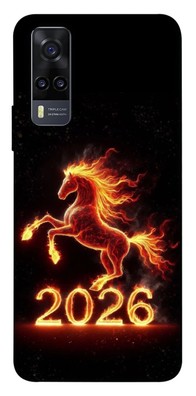 Чохол на Vivo Y31 Red Fire Horse ver.1 фото 1 з 1