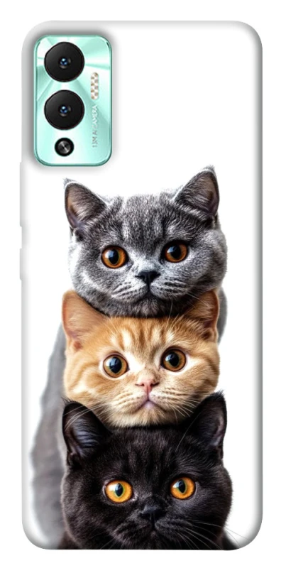 Чохол на Infinix Hot 12 Play Гарні котики фото 1 з 1