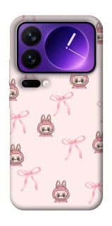 Чохол на Xiaomi 17 Pro Max Pink bows and Labubus фото 1 з 1