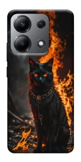 Чехол на Xiaomi Redmi Note 13 4G Огненный кот фото 1 из 1