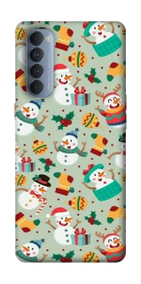 Чохол на Oppo Reno 4 Pro Новорічний v2 фото 1 з 1