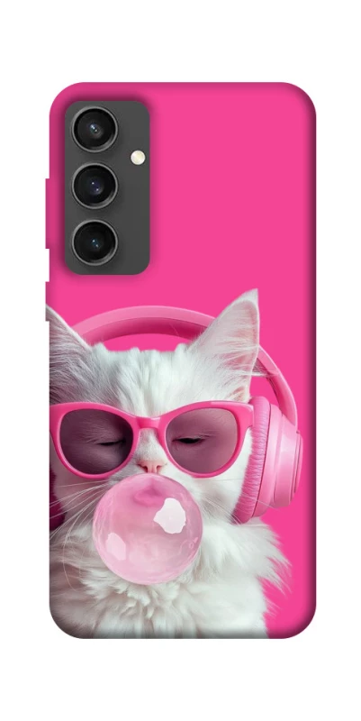 Чохол на Samsung Galaxy S24 FE Pink kitty фото 1 з 1