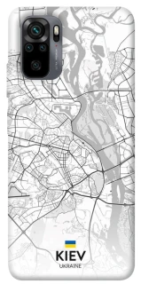 Чохол на Xiaomi Poco M5s Kiev white map фото 1 з 1