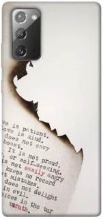 Чехол на Samsung Galaxy Note 20 Стихи фото 1 из 1