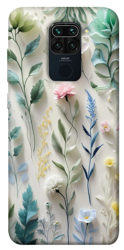 Чохол на Xiaomi Redmi Note 9 / Redmi 10X Floral design ver.3 фото 1 з 1