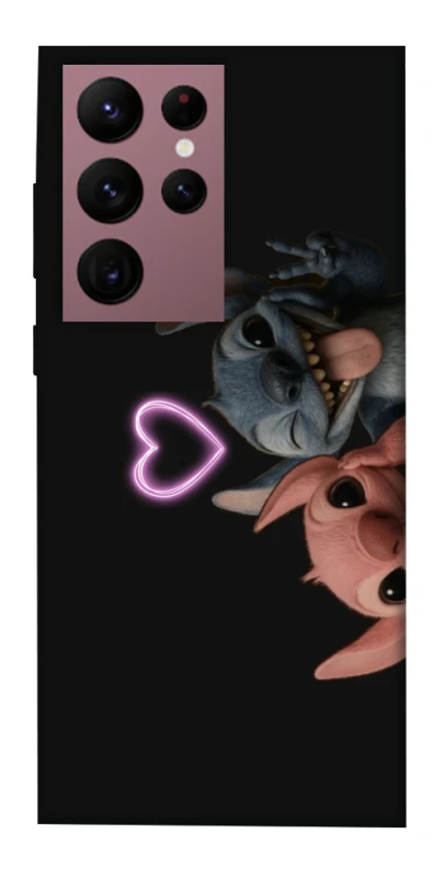 Чохол на Samsung Galaxy S22 Ultra Love Stitch & Angel фото 1 з 1