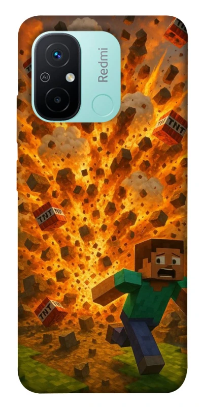 Чохол на Xiaomi Redmi 12C / Poco C55 Minecraft v7 фото 1 з 1