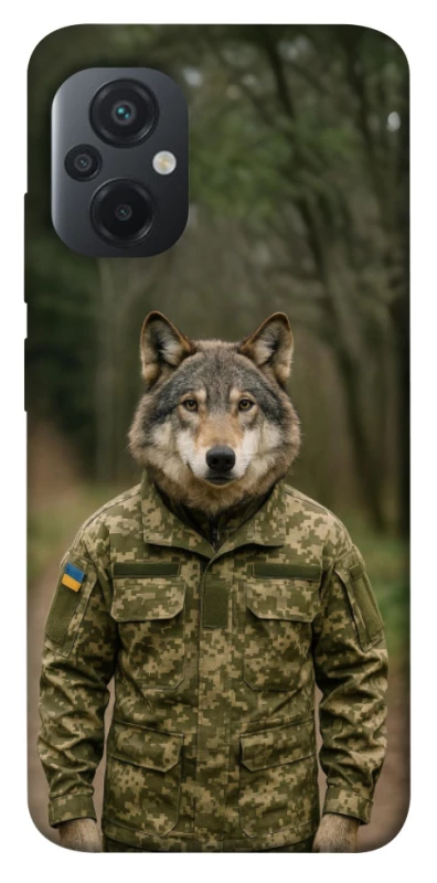 Чехол на Xiaomi Poco M5 Волк защитник фото 1 из 1