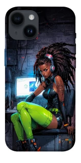 Чехол на Apple iPhone 14 (6.1") Cyber girl фото 1 из 1