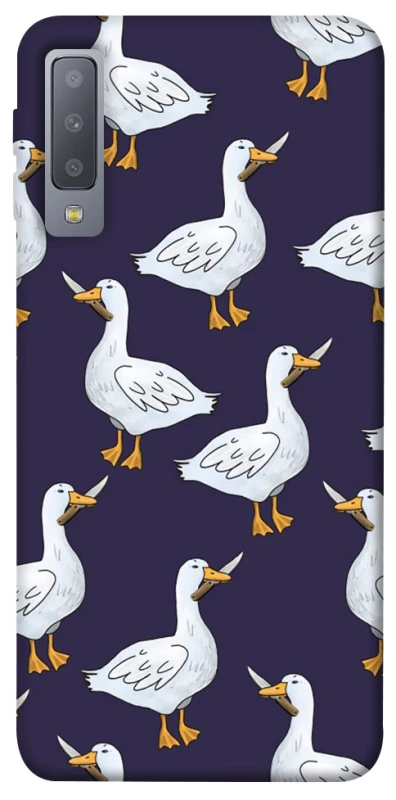 Чохол на Samsung A750 Galaxy A7 (2018) Гуси з претензією фото 1 з 1