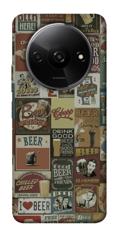 Чохол на Xiaomi Redmi A3 Retro collage ver.1 фото 1 з 1