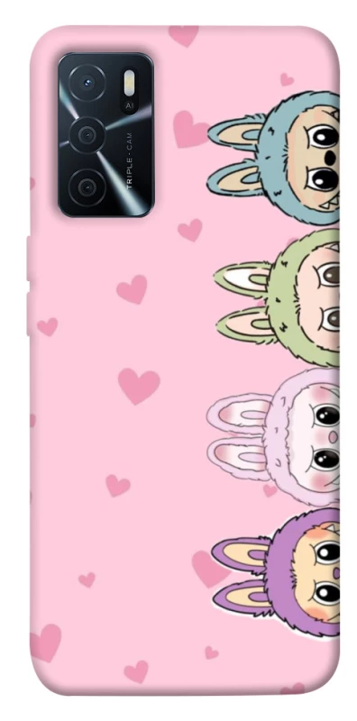 Чохол на Oppo A16s / A16 All Labubu 4 фото 1 з 1