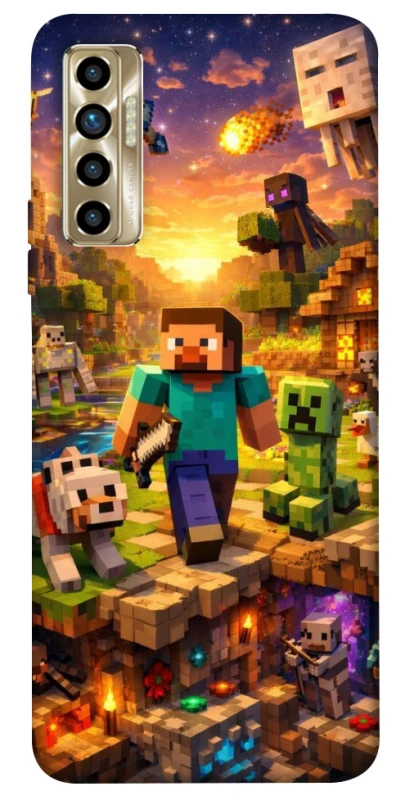 Чохол на TECNO Camon 17P Minecraft v6 фото 1 з 1