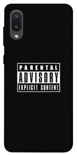 Чохол на Samsung Galaxy A02 Parental Advisory Label фото 1 Чохол на Samsung Galaxy A02 Parental Advisory Label фото 1 з 1