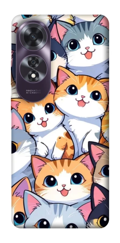 Чехол на Oppo A60 Cute Cat v2 фото 1 из 1