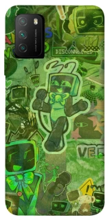 Чохол на Xiaomi Poco M3 Dandysworld tv green theme фото 1 з 1