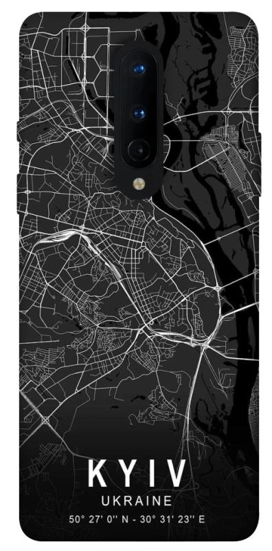 Чехол на OnePlus 8 Kyiv map фото 1 из 1