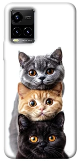 Чохол на Vivo Y21 / Y33s Гарні котики фото 1 з 1