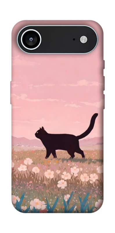 Чехол на Apple iPhone 17 Air (6.5") cat on a field фото 1 из 1