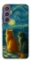 Чохол на Samsung Galaxy S23 FE Cats under the stars фото 1 з 1