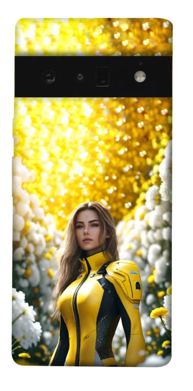Чехол на Google Pixel 6 Pro Cyber space girl ver.2 фото 1 из 1