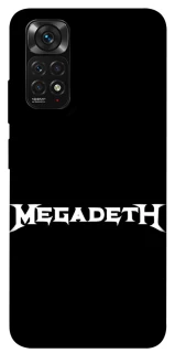 Чохол на Xiaomi Redmi Note 11 (Global) / Note 11S Megadeth logo фото 1 Чохол на Xiaomi Redmi Note 11 (Global) / Note 11S Megadeth logo фото 1 з 1