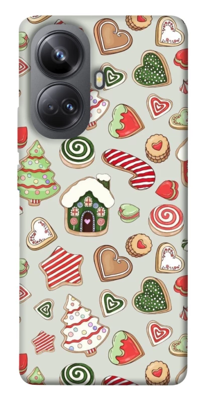 Чохол на Realme 10 Pro+ Новорічний v7 фото 1 з 1