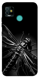 Чохол на TECNO POP 5 Black dragonfly фото 1 з 1