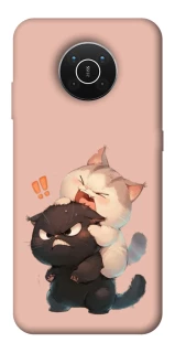 Чехол на Nokia X10 / X20 Сat and cat фото 1 Чехол на Nokia X10 / X20 Сat and cat фото 1 из 1