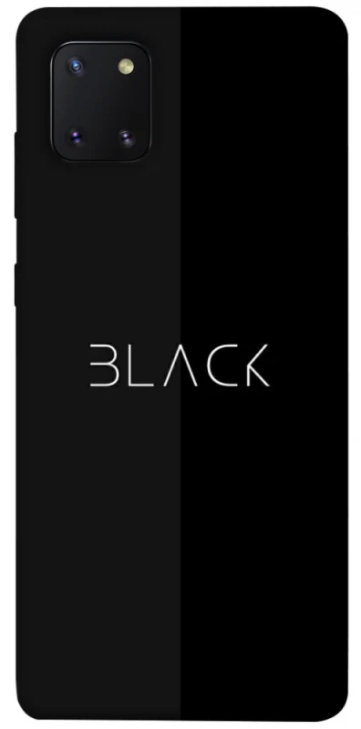 Чехол на Samsung Galaxy Note 10 Lite (A81) Black фото 1 из 1