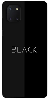 Чехол на Samsung Galaxy Note 10 Lite (A81) Black фото 1 из 1