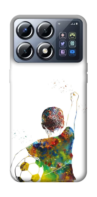 Чехол на Xiaomi POCO X8 Pro Football Kids фото 1 из 1