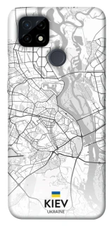 Чохол на Realme C21 Kiev white map фото 1 з 1