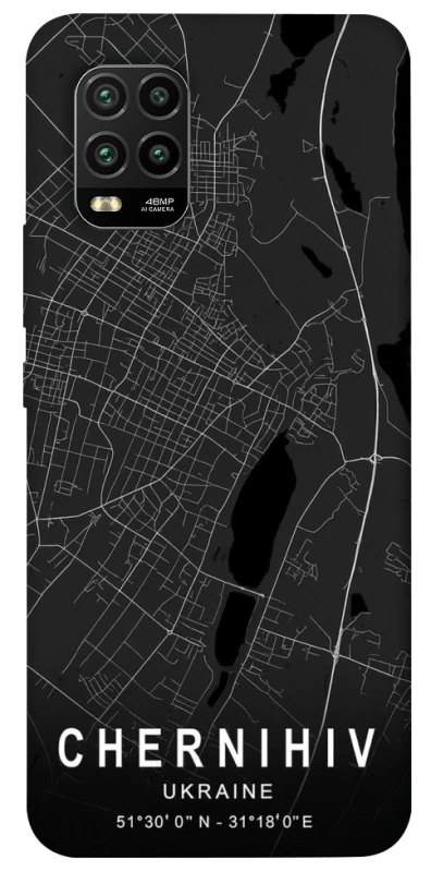 Чохол на Xiaomi Mi 10 Lite Chernihiv map фото 1 з 1
