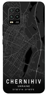 Чохол на Xiaomi Mi 10 Lite Chernihiv map фото 1 з 1