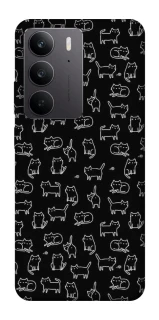Чохол на Realme C75 Black Cats фото 1 Чохол на Realme C75 Black Cats фото 1 з 1
