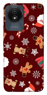 Чехол на Vivo Y02 Новогодний v6 фото 1 из 1