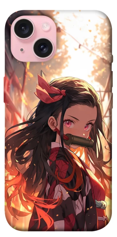 Чехол на Apple iPhone 15 (6.1") Nezuko фото 1 из 1