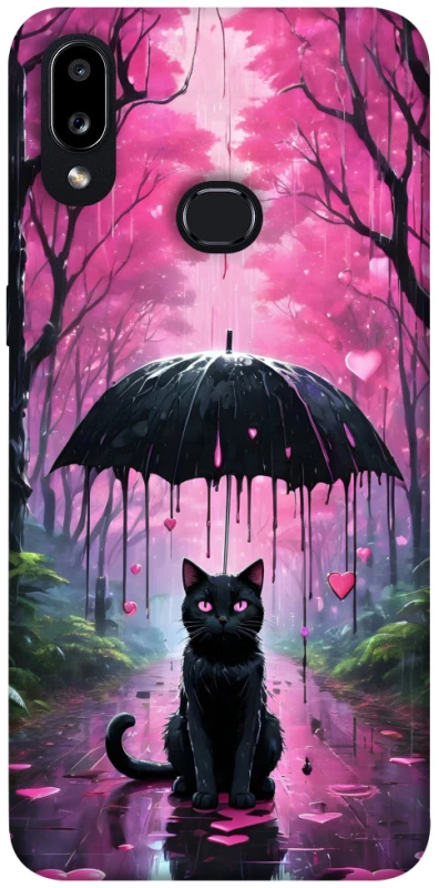 Чохол на Samsung Galaxy A10s Black cat фото 1 з 1